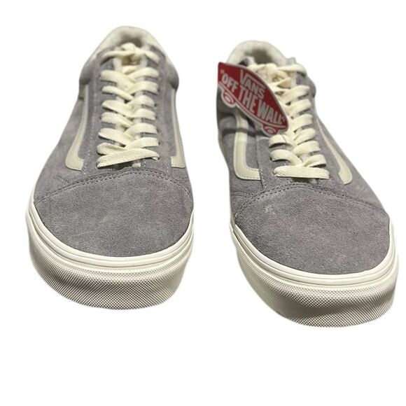 Vans Old Skool Sherpa-Lined Sneakers Gray Suede 11.5 Fleece Interior NWT - Picture 4 of 7